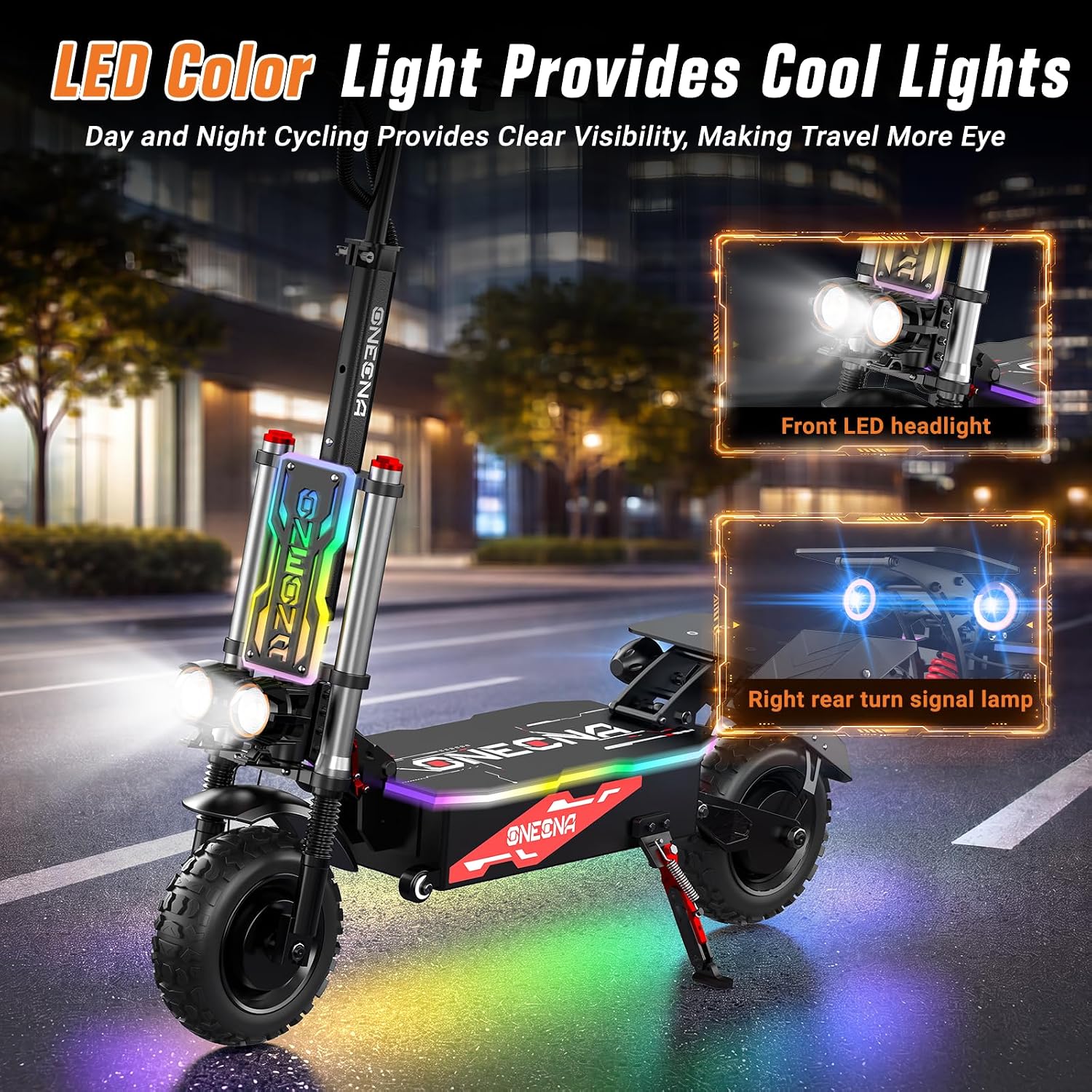 ONECNA GT8PRO Elektroroller fü – 60V 5600W Dual Motor Electric Scooter Bewertung und Preis
