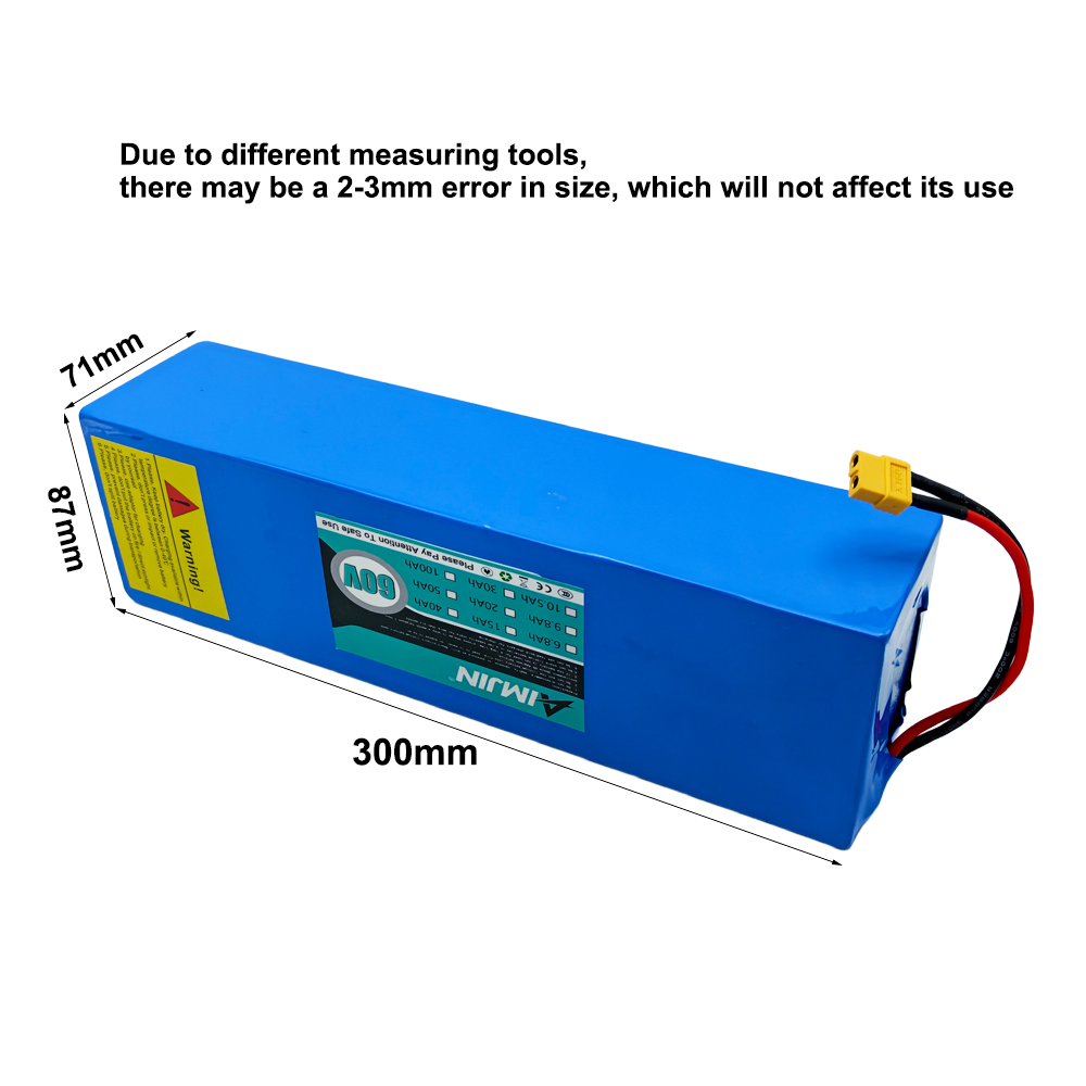 60V Batterie 15000mAH 18650 Li – 60V 30Ah Electric Scooter Battery Bewertung und Preis
